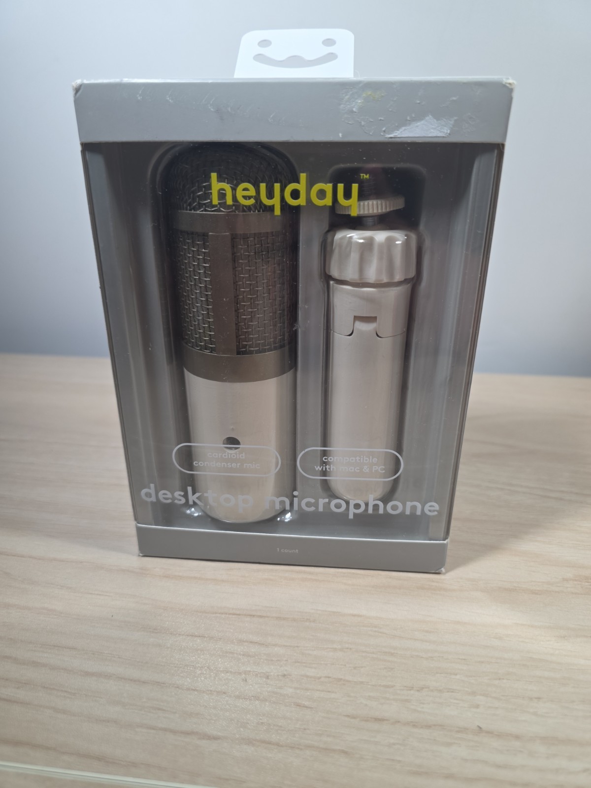 heyday Cardioid Condenser  USB Desktop Microphone  Compatible w/Mac & PC