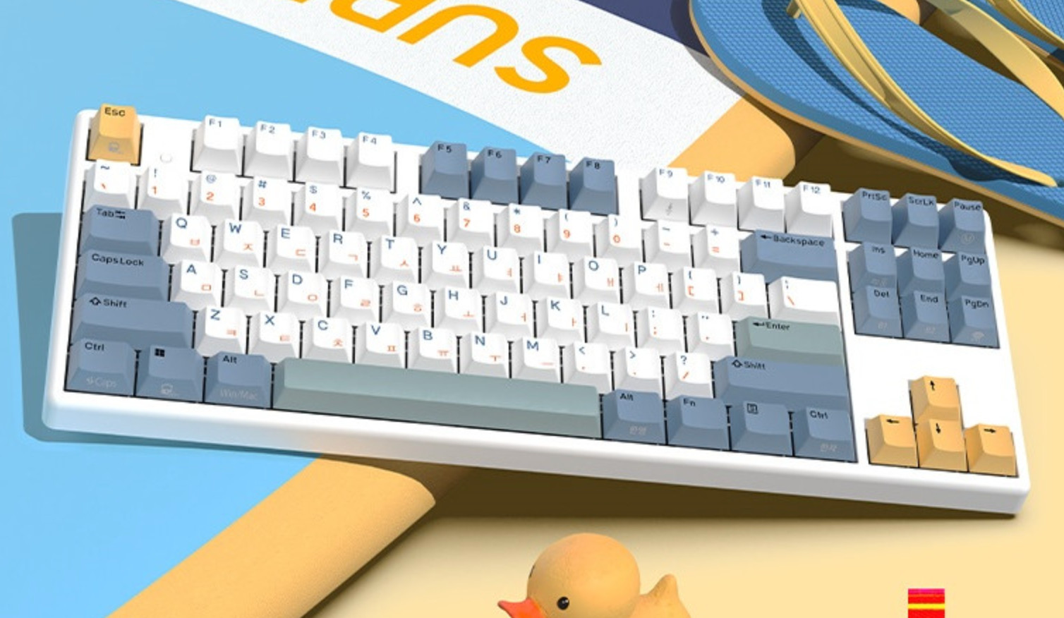 HANSUNG GK893B PRO Dye-Sub Edition 8K Electrostatic Capacitive Keyboard /