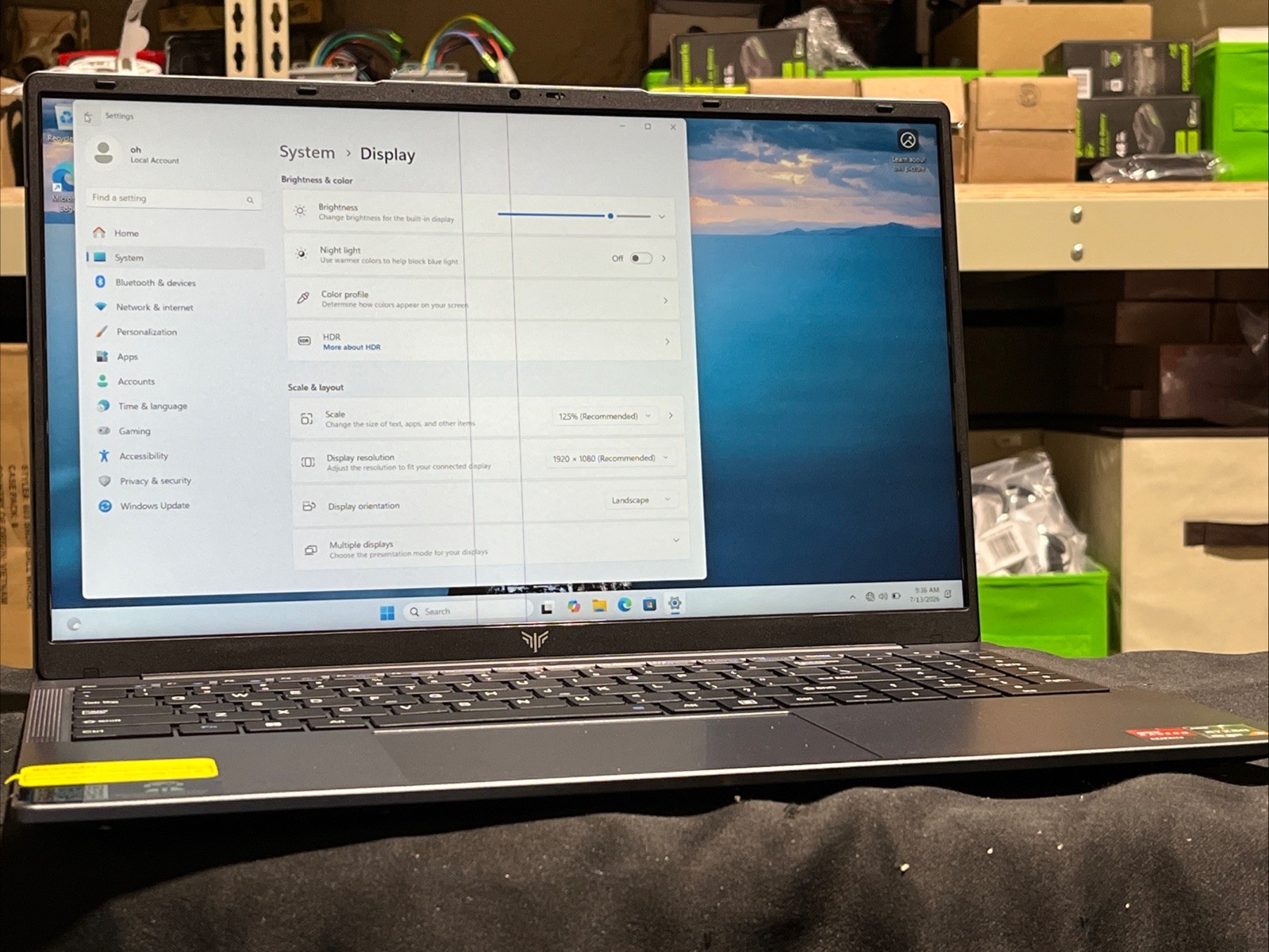 (2) Acemagic LX15  laptops, charger,  Works