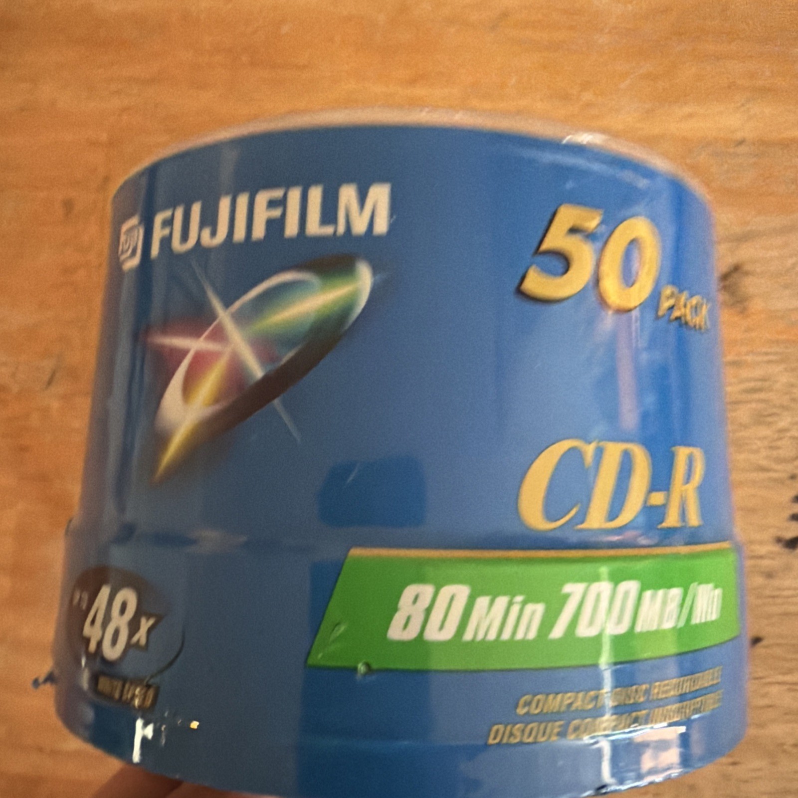 Fujifilm CD-R 50 Pack 80 min 700MB/MO 48X Blank CD Discs CDR  Made In Japan