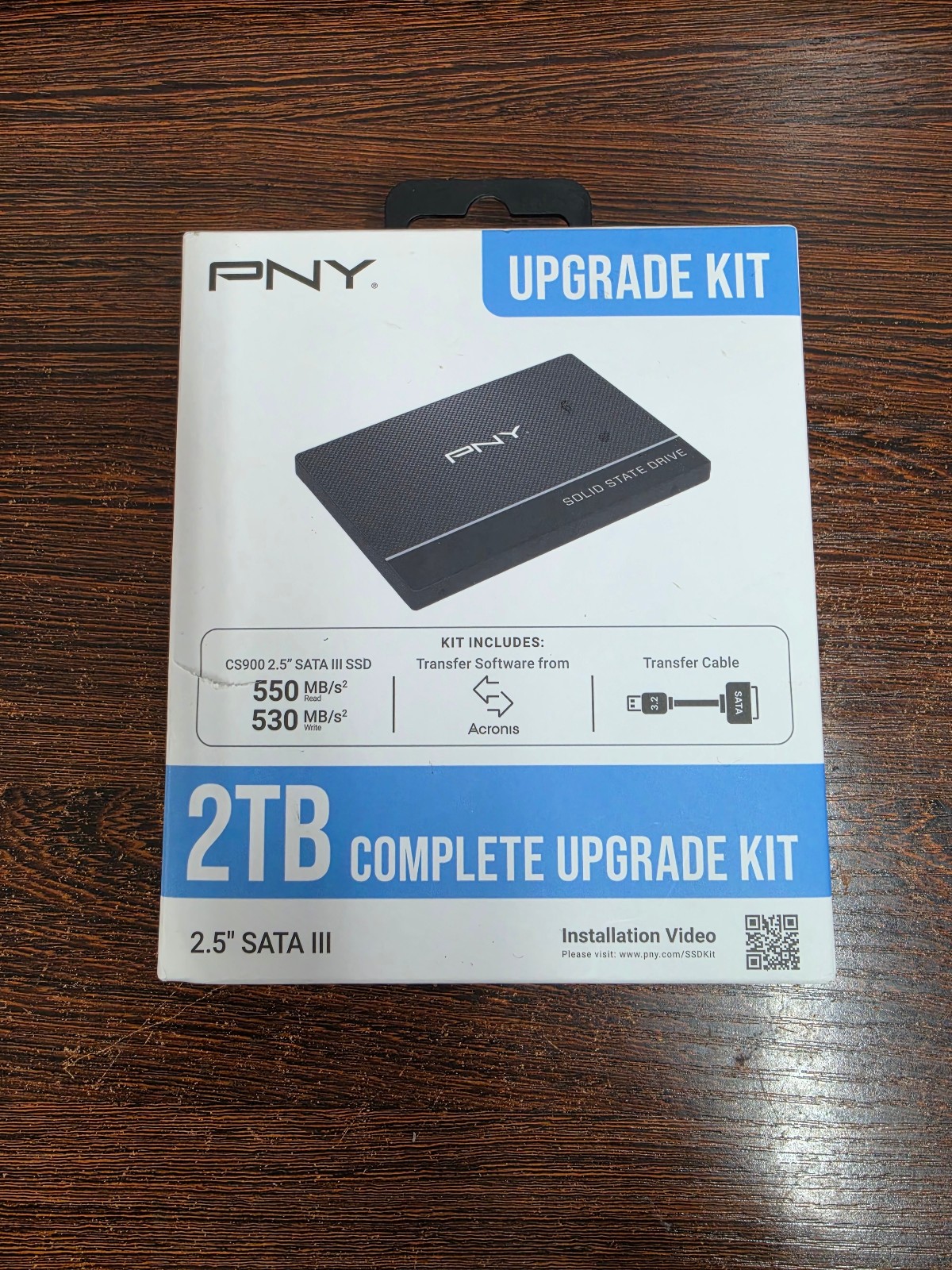 PNY 2TB 2.5" SATA III Complete Upgrade Kit - New Open Box