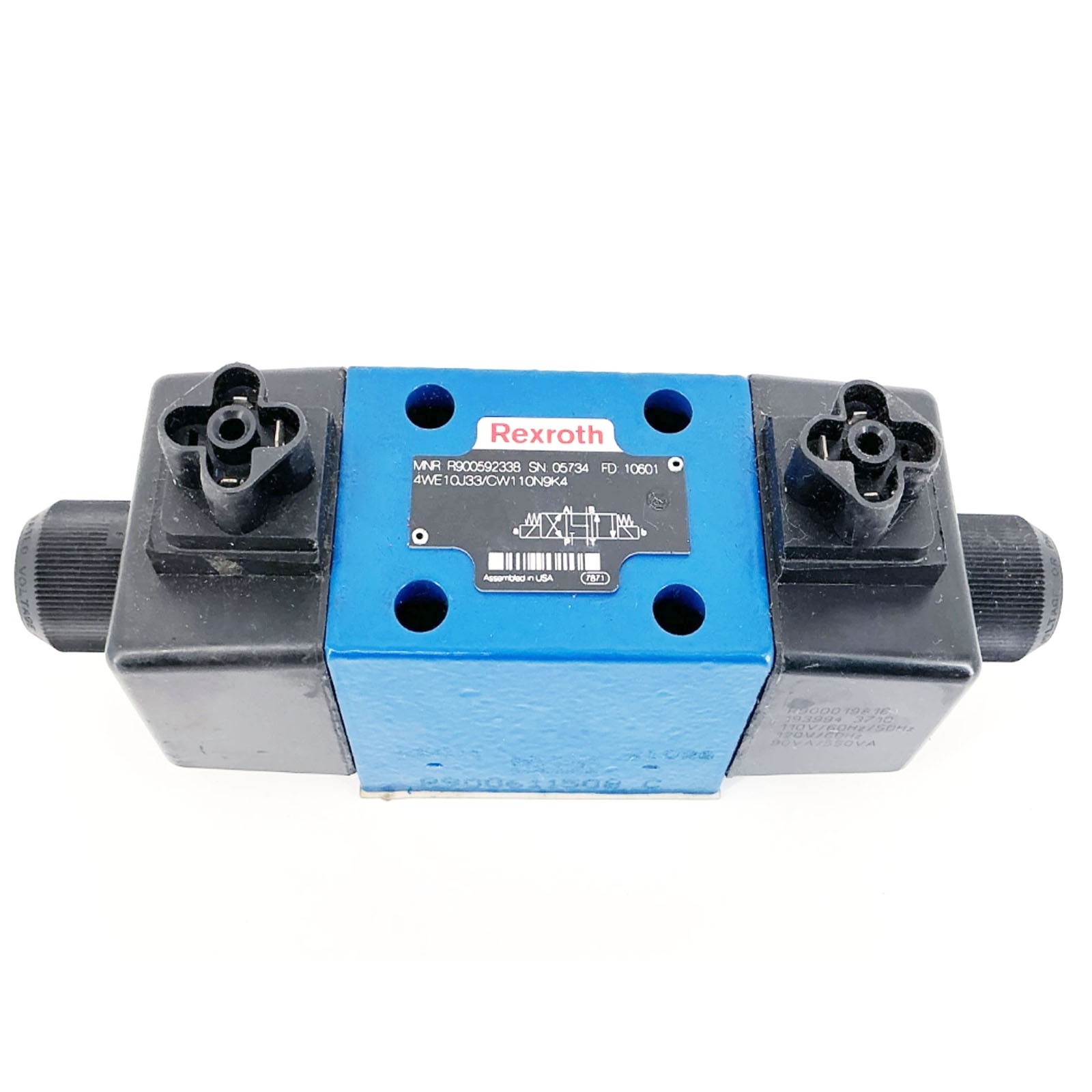 ONE NEW For Rexroth Directional Solenoid Valve 4WE 10 J33/CW110N9K4 R900592338