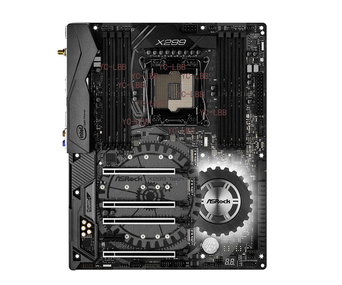 ASRock Taichi X299 Motherboard LGA2066 Support intel Core i9-10980XE Workstation