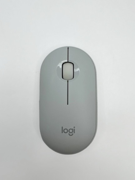 Logitech Pebble 2 M350S Bluetooth Mouse PC/MAC Portable Quiet Clicks Tonal White