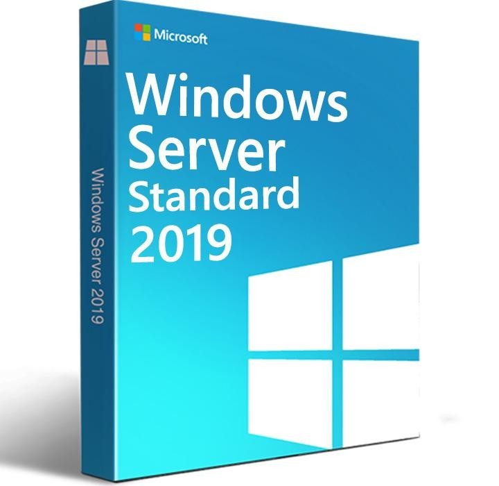 Windows Server 2019 Standard Edition with 50 CALs. Retail License, English.