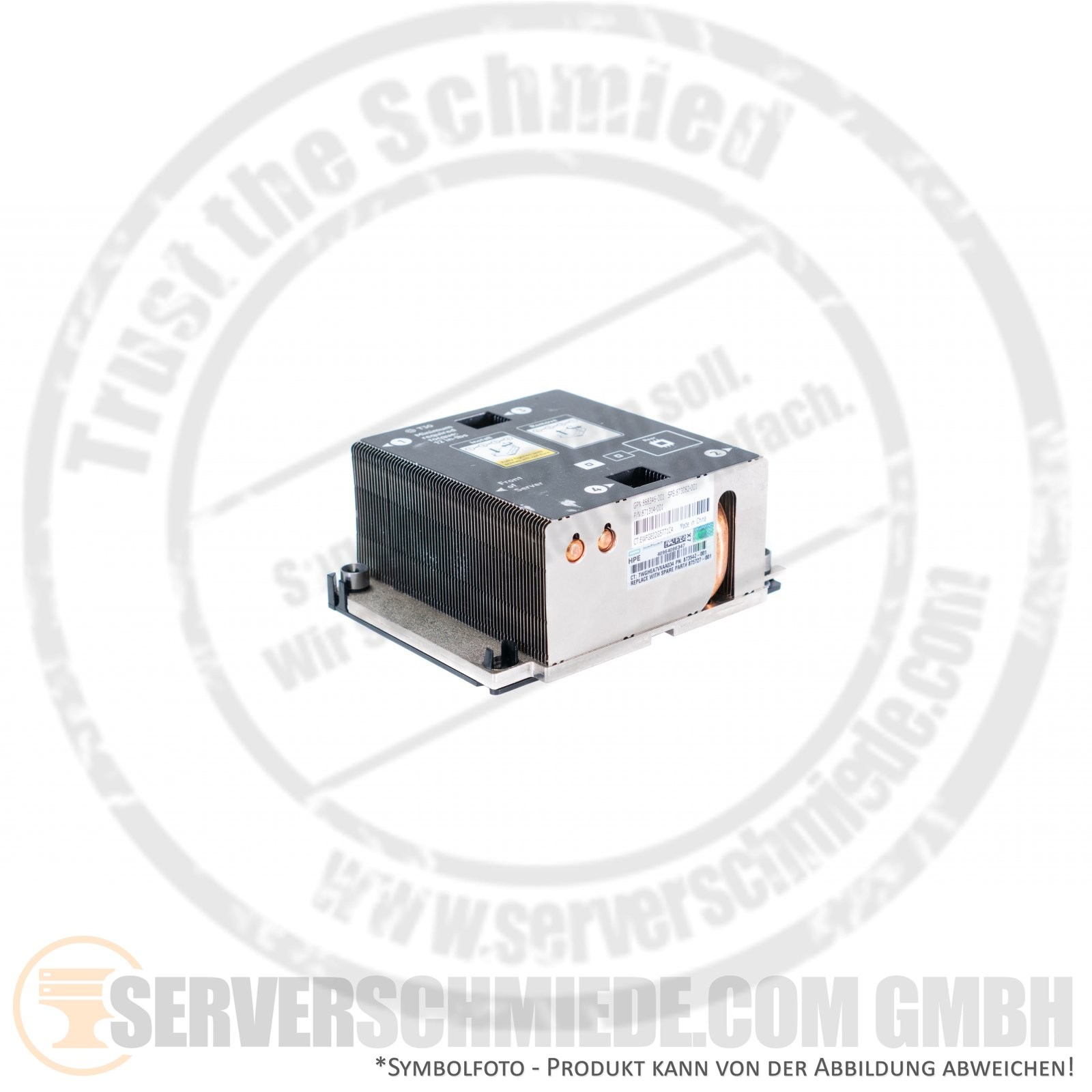 HP Synergy 480 Gen10 Blade Rear Heatsink CPU Cooler 871314-001 874087-001