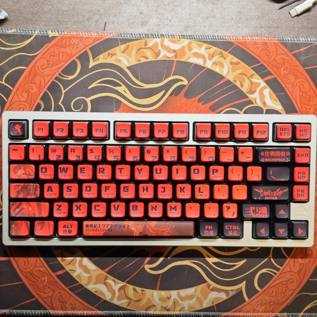 WOBKEY Rainy75 75 Aluminum Mechanical Keyboard Galaxy Silver English Layout