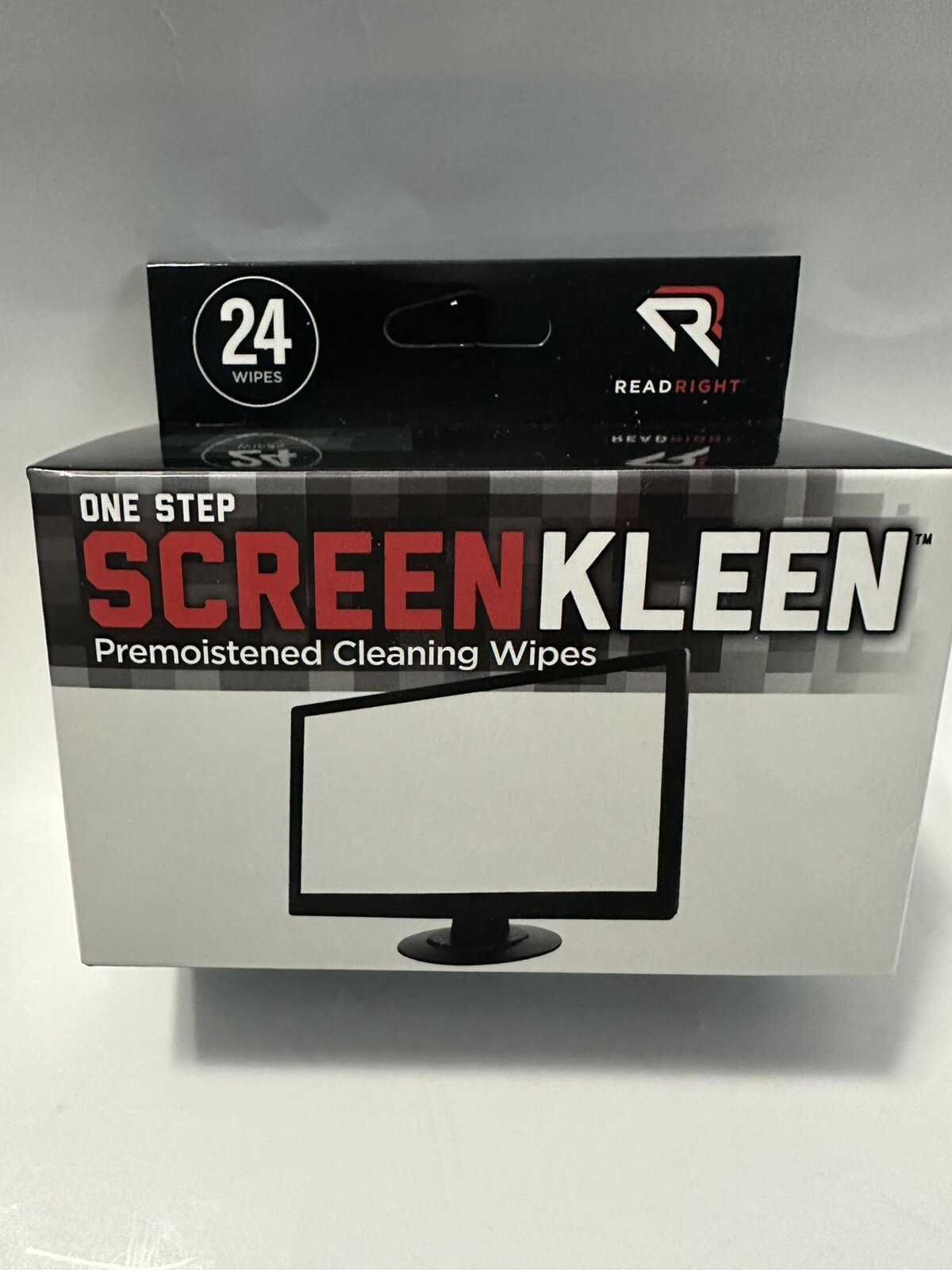 Read Right OneStep Screen Cleaner, 5 x 5, Unscented, 24/Box RR1209 READ/RIGHT
