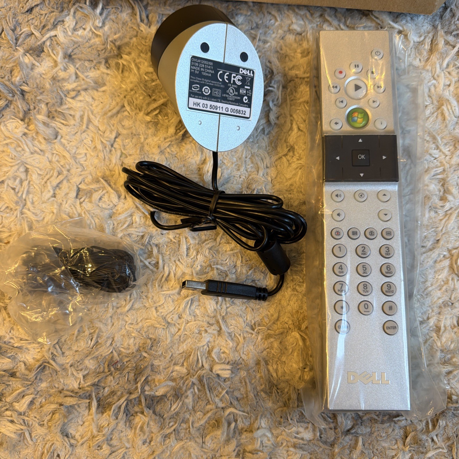 Dell XPS Multi Media Windows Remote Control Kit OMR268 New In Box