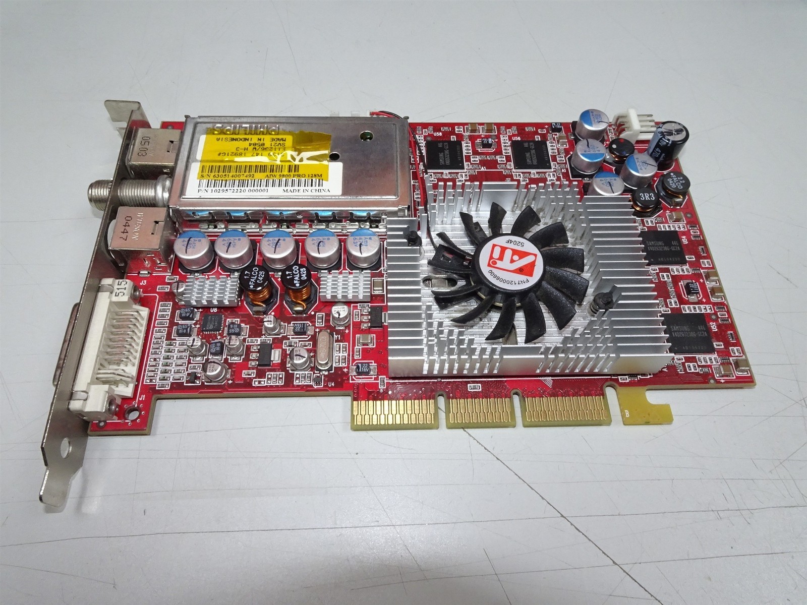 ATI All-in-Wonder Radeon 9800 Pro 128MB AGP Video Graphics Card