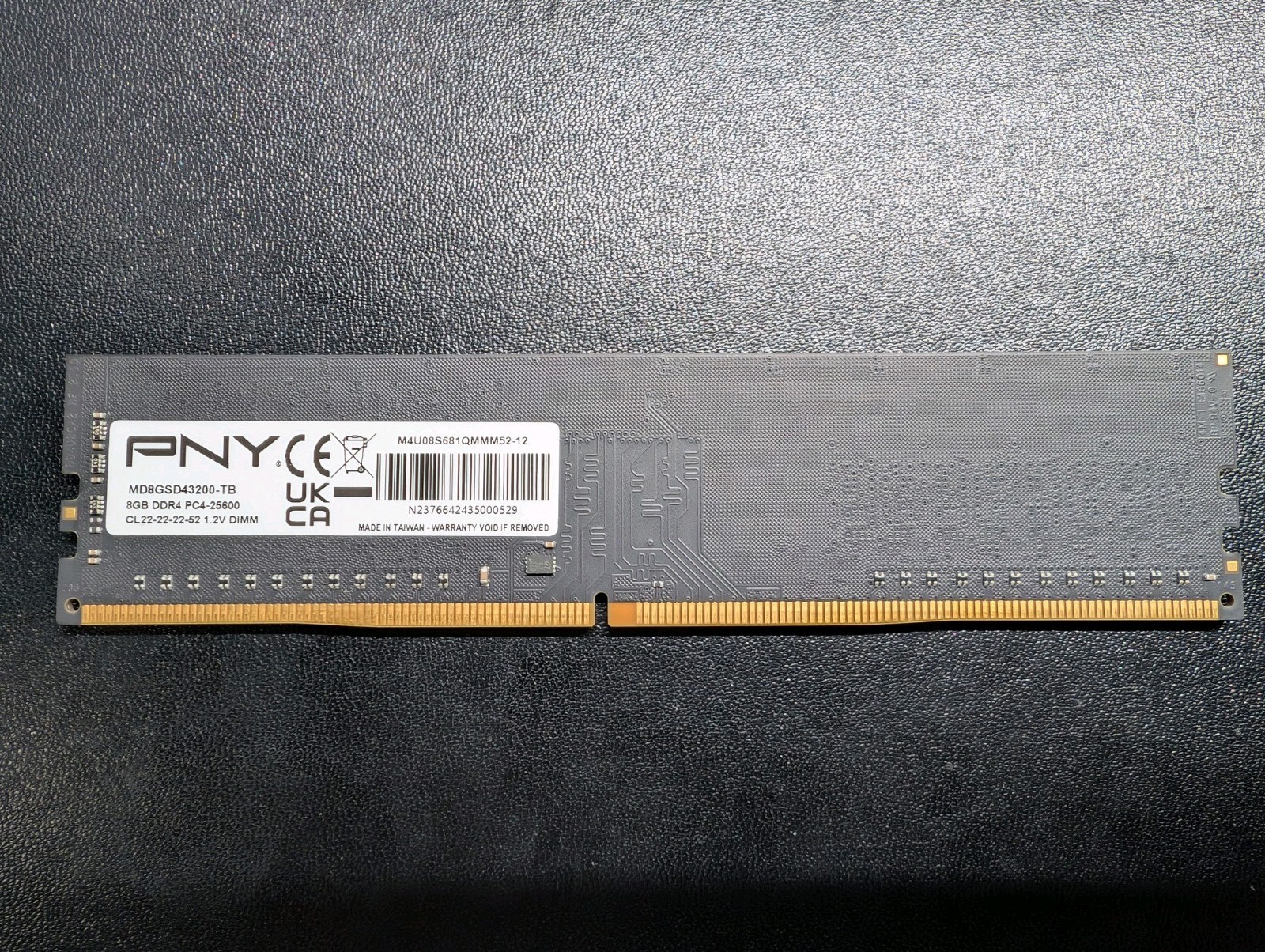PNY PERFORMANCE DDR4 8GB 3200MHz RAM Desktop Memory 8GB 3200MHz Environmentally