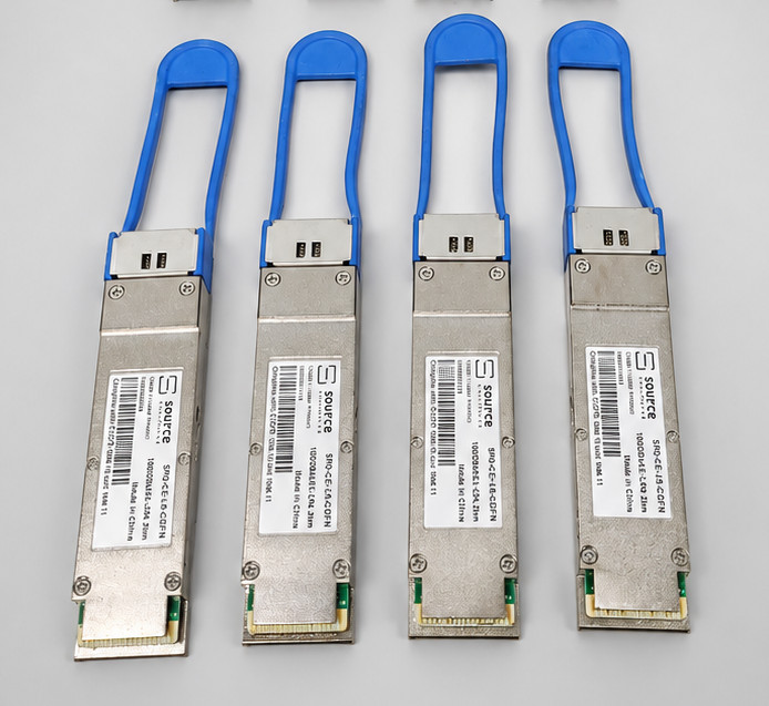 (4) Source Photonics SPQ-CE-LR-CDFM 100G QSFP28 100GBASEL R4 2km Transceiver