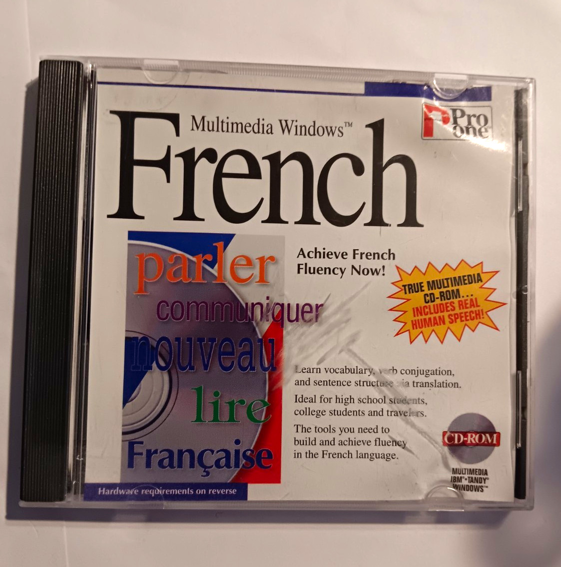 Pro One Multimedia Windows French Language Course CD-ROM for Windows 3.1/95