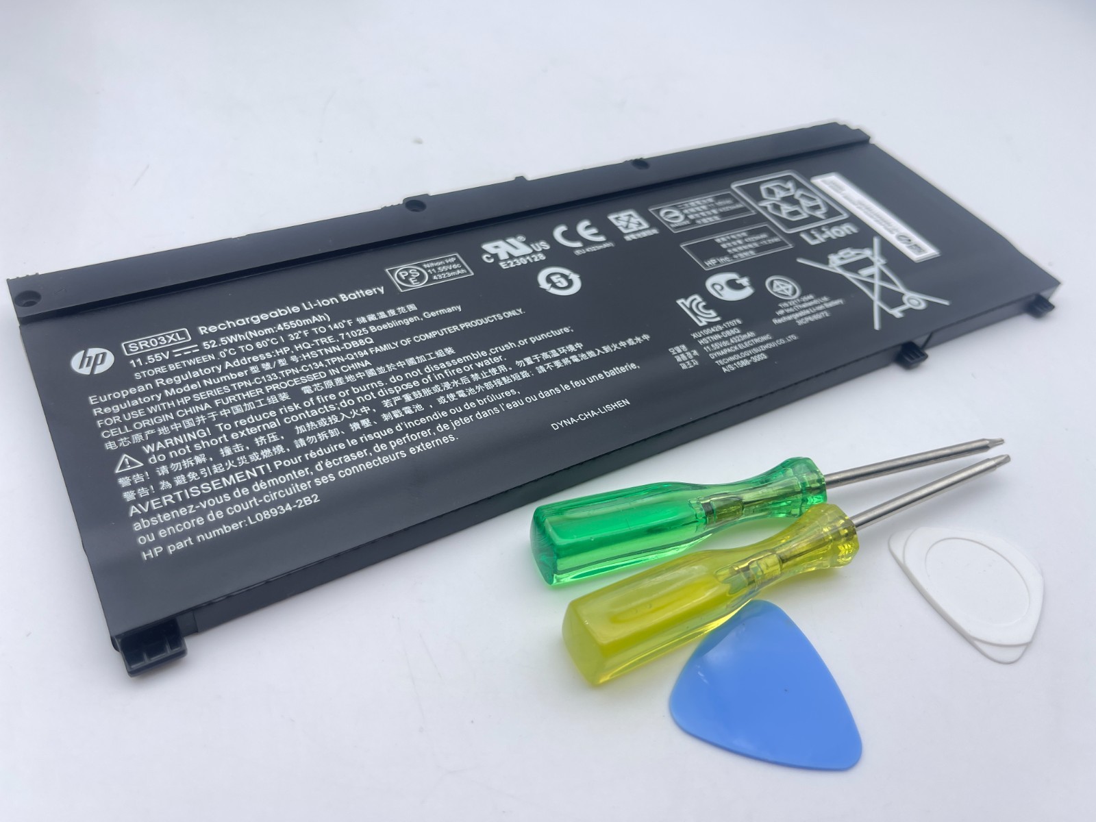 OEM Genuine SR03XL L08855-855 Battery for HP Envy X360 15-cn0000 L08934-2C1 US