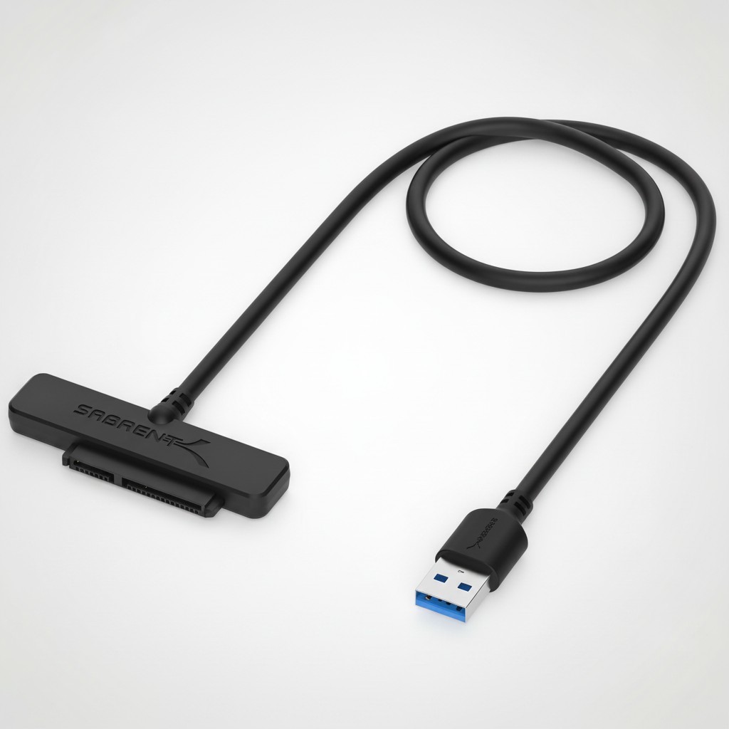 Cable 2.5 In USB 3.0 Drive Adapter SSD HDD Fast Powered Reader