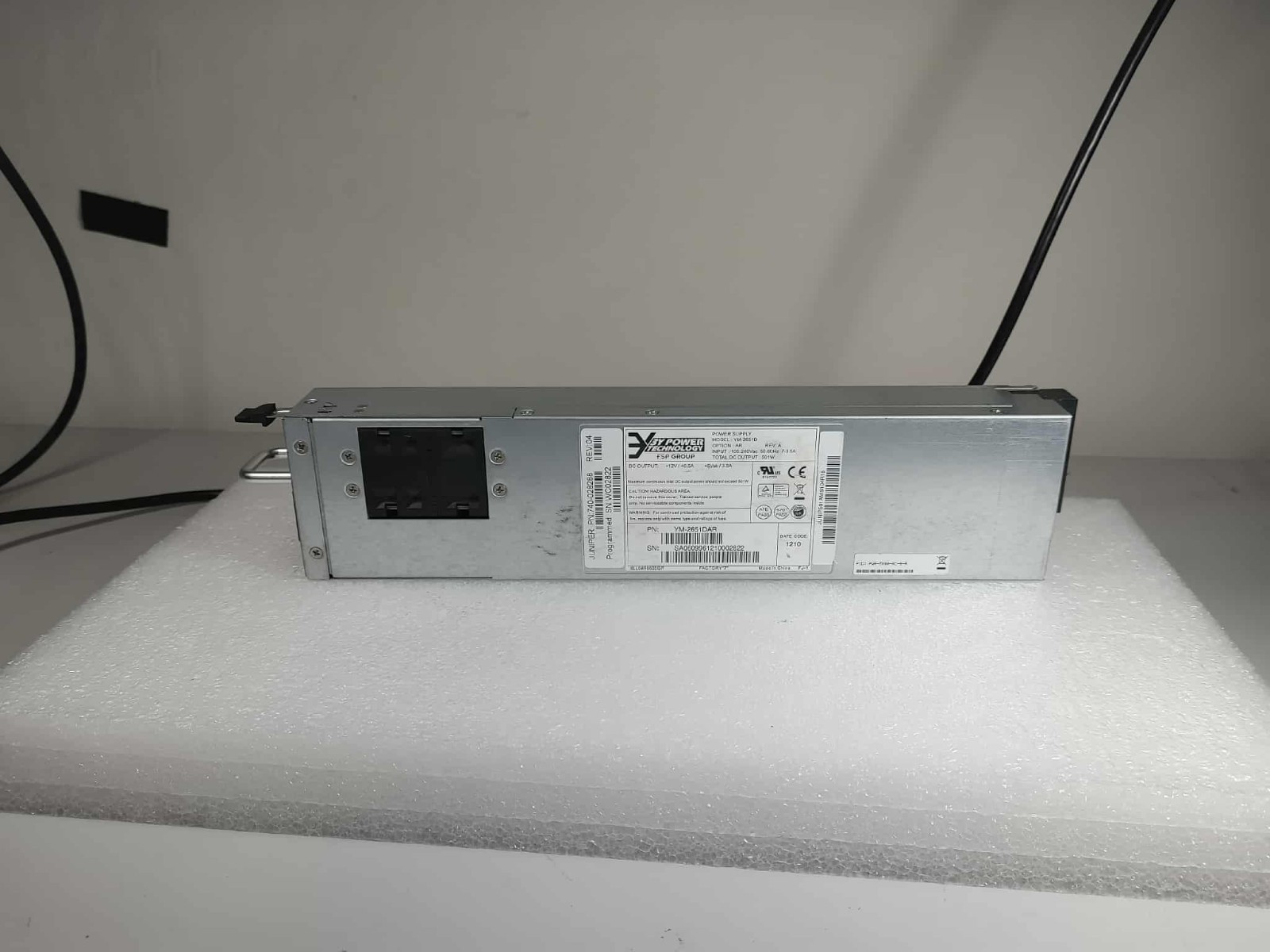 JUNIPER PWR-MX80-AC  500W AC POWER SUPPLY  740-028288