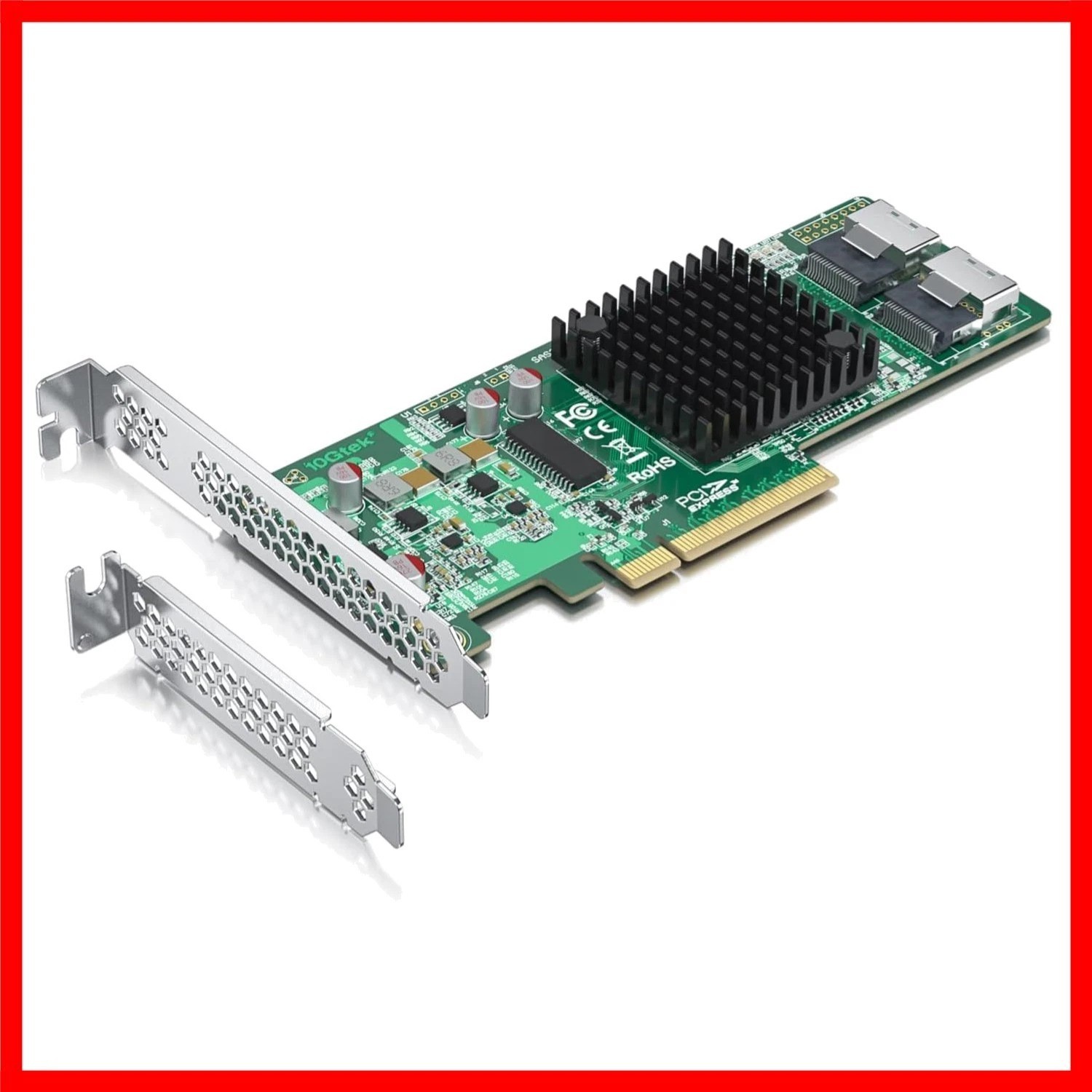Internal PCIe SAS/SATA RAID Controller Card—LSI 9211-8I, 6Gb/s, Dual Ports
