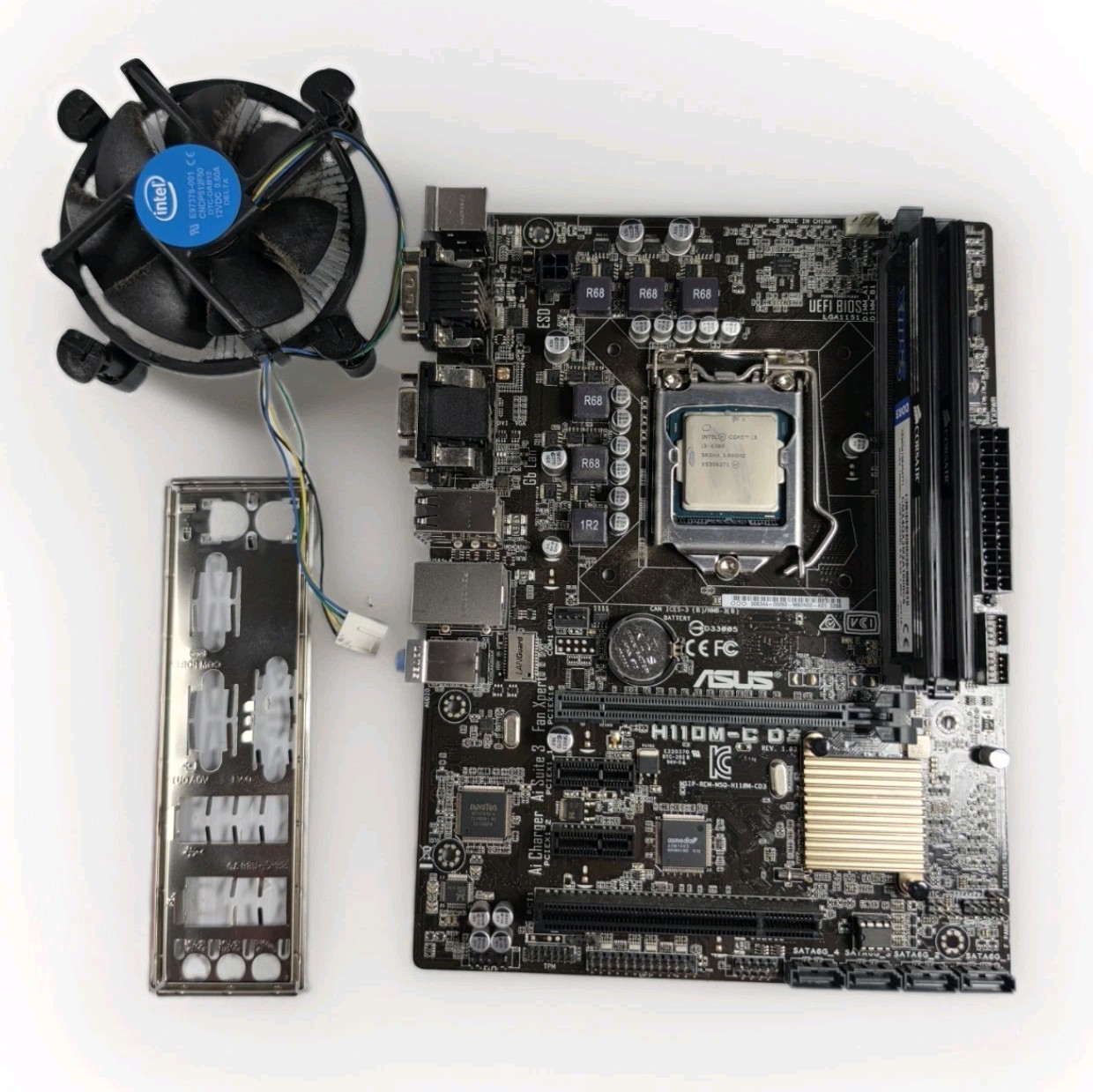 ASUS H11DM-C MOTHERBOARD With CPU & 8GB RAM