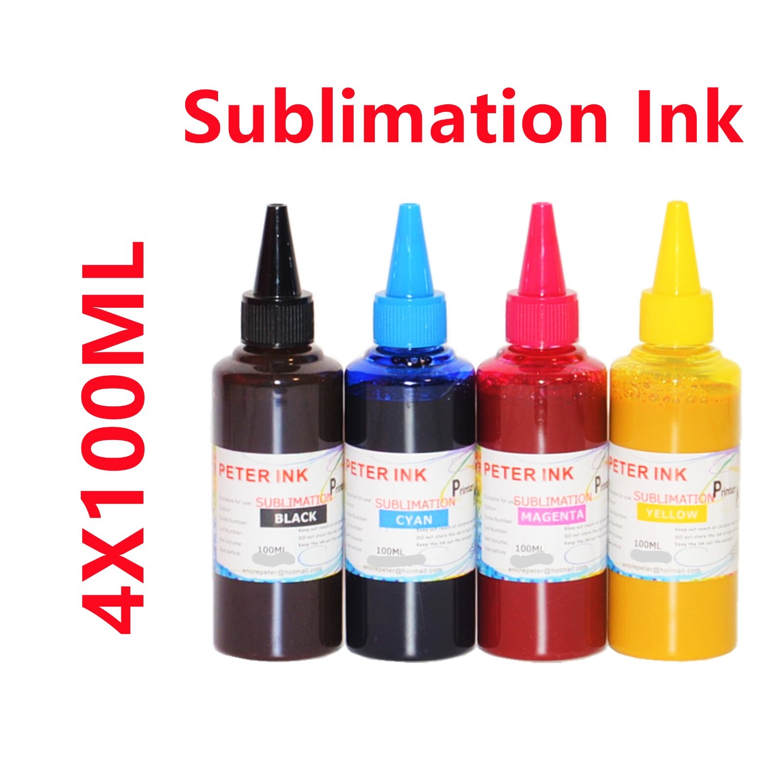 4X100ML Premium Sublimation ink refills for ET ST Printer