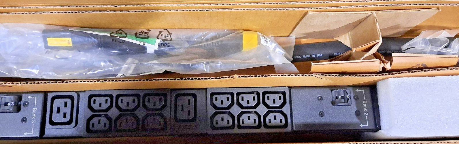APC AP8868 Metered Rack PDU, 2G, 0U, 10.0kW, 208V, 36 C13 and 6 C19 Outlets