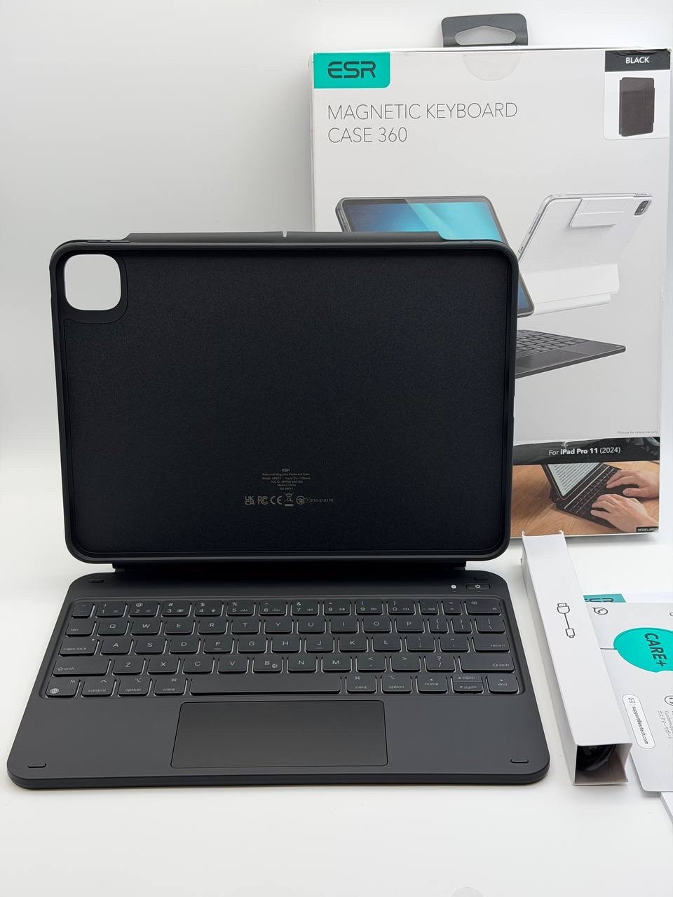 ESR Keyboard Case for iPad Pro 11” M5/M4, Rebound 360, Trackpad, Black