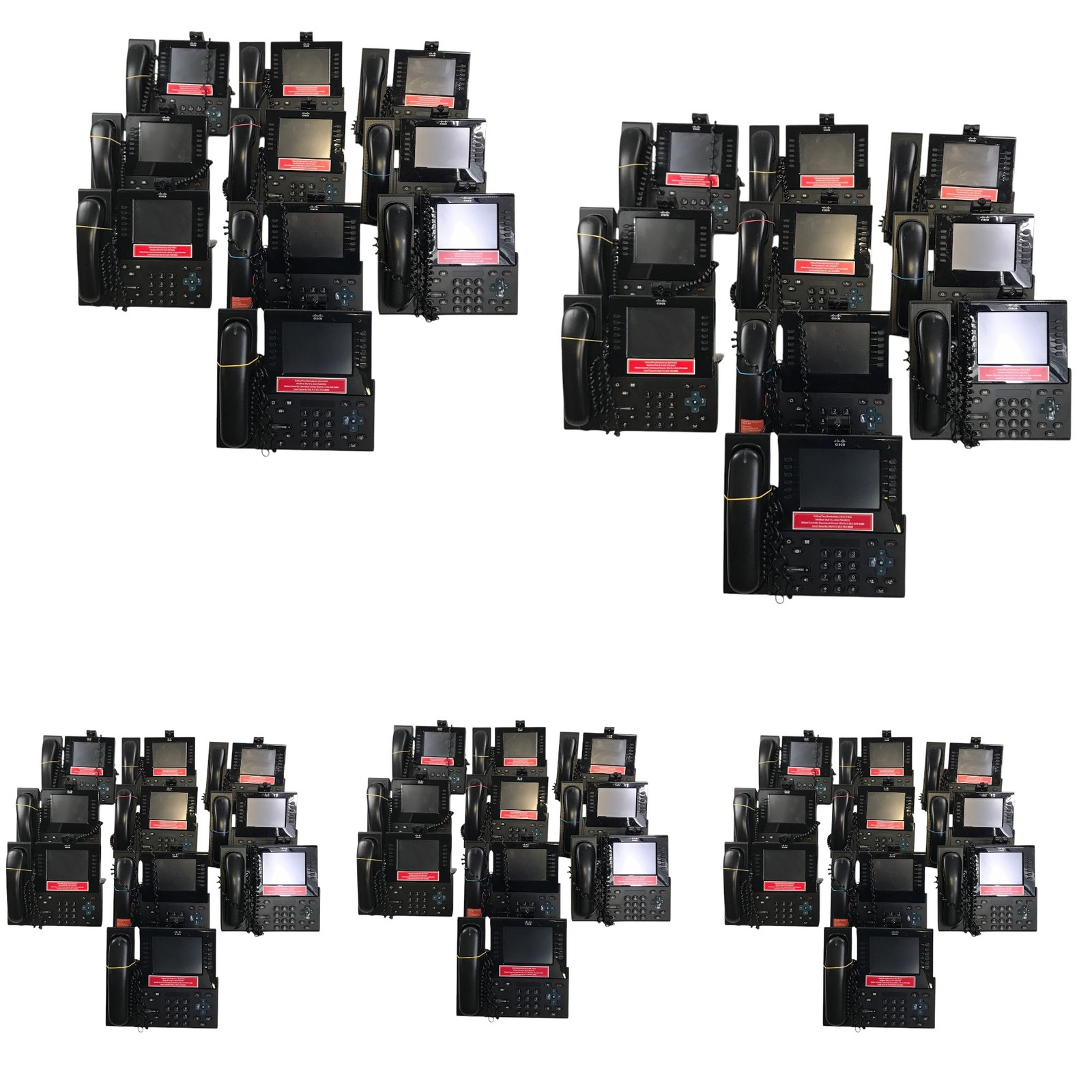 Lot of 50- Cisco CP-9971 Video Conference IP Business Phones Camera #L1052