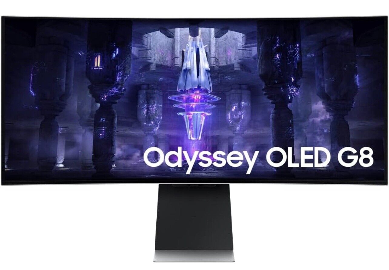 Samsung Odyssey OLED G8 34 in 3440 x 1440 Monitor - LS34BG850SNXZA