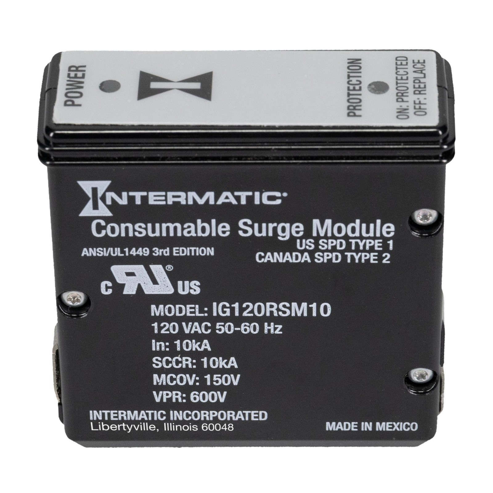 Intermatic IModule IG120RSM10K Replacement Module Smart Guard Whole Home Surge