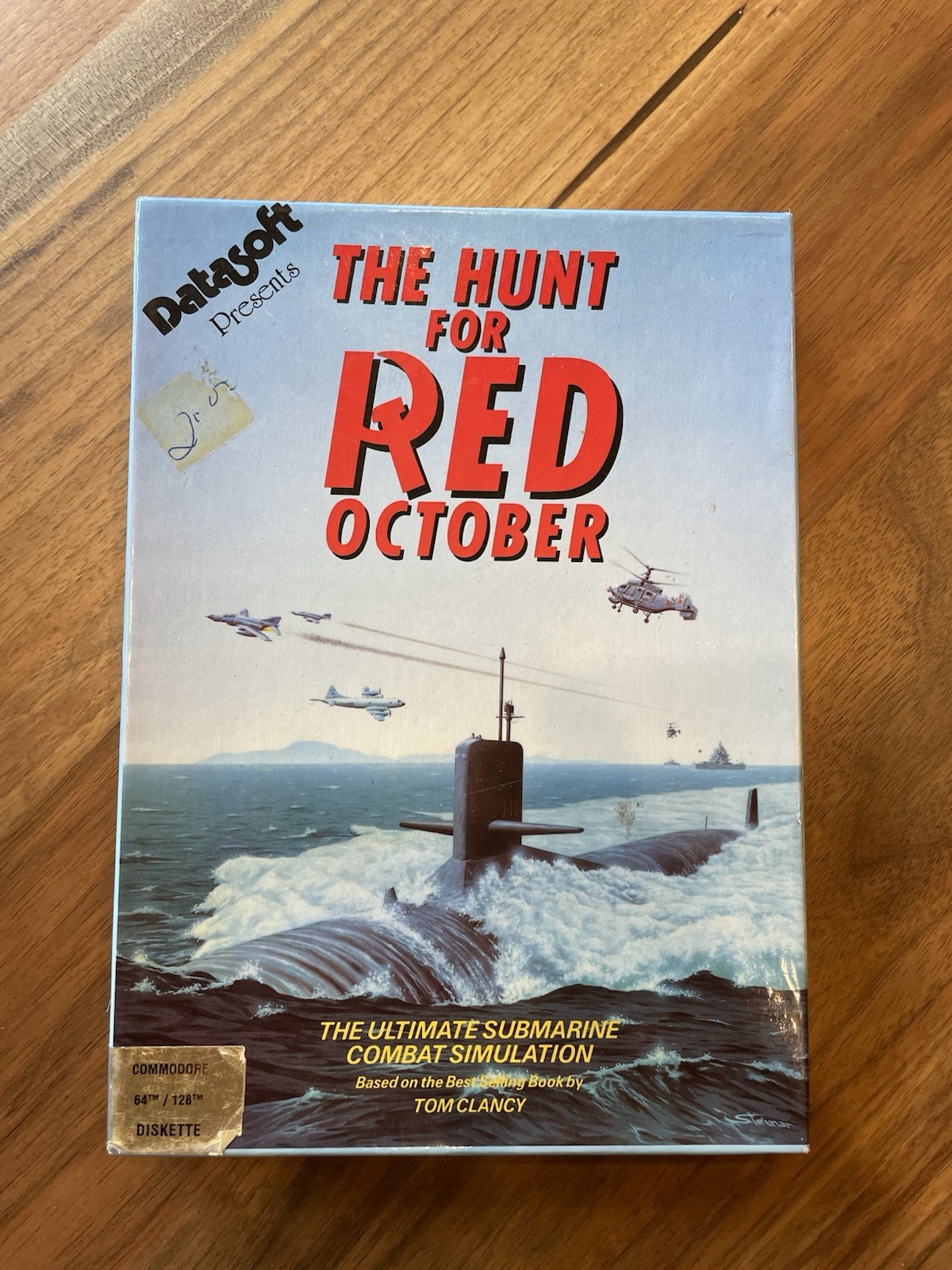 Datasoft | The Hunt for Red October | Commodore 64 128 | 5.25" Floppy | Complete