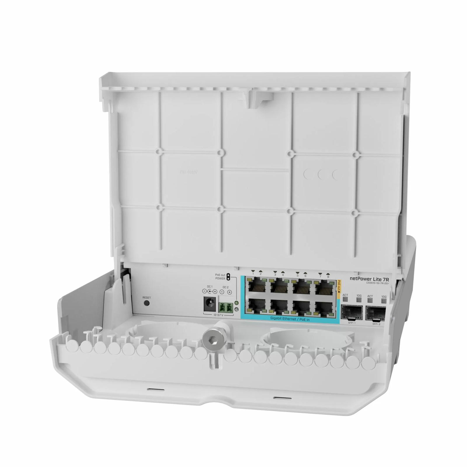MikroTik CSS610-1Gi-7R-2S+OUT netPower Lite 7R