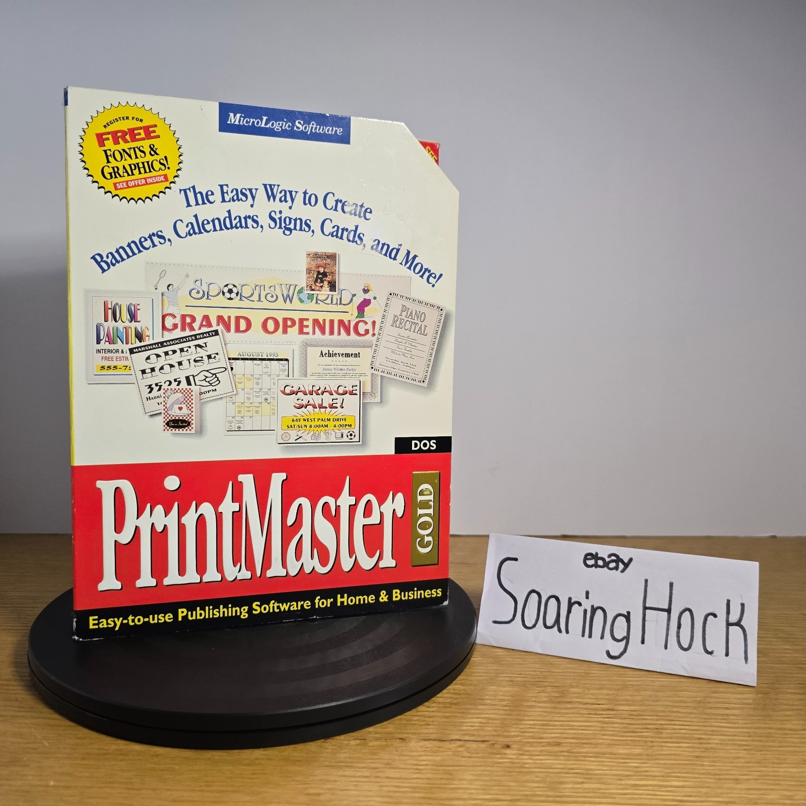 1993 MicroLogic Software PrintMaster Gold for Windows