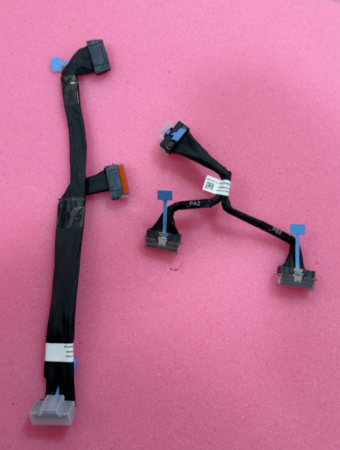 New Dell R670 2.5*8 backplane + H965I NVME protocol cables kit 750V9 68GP5