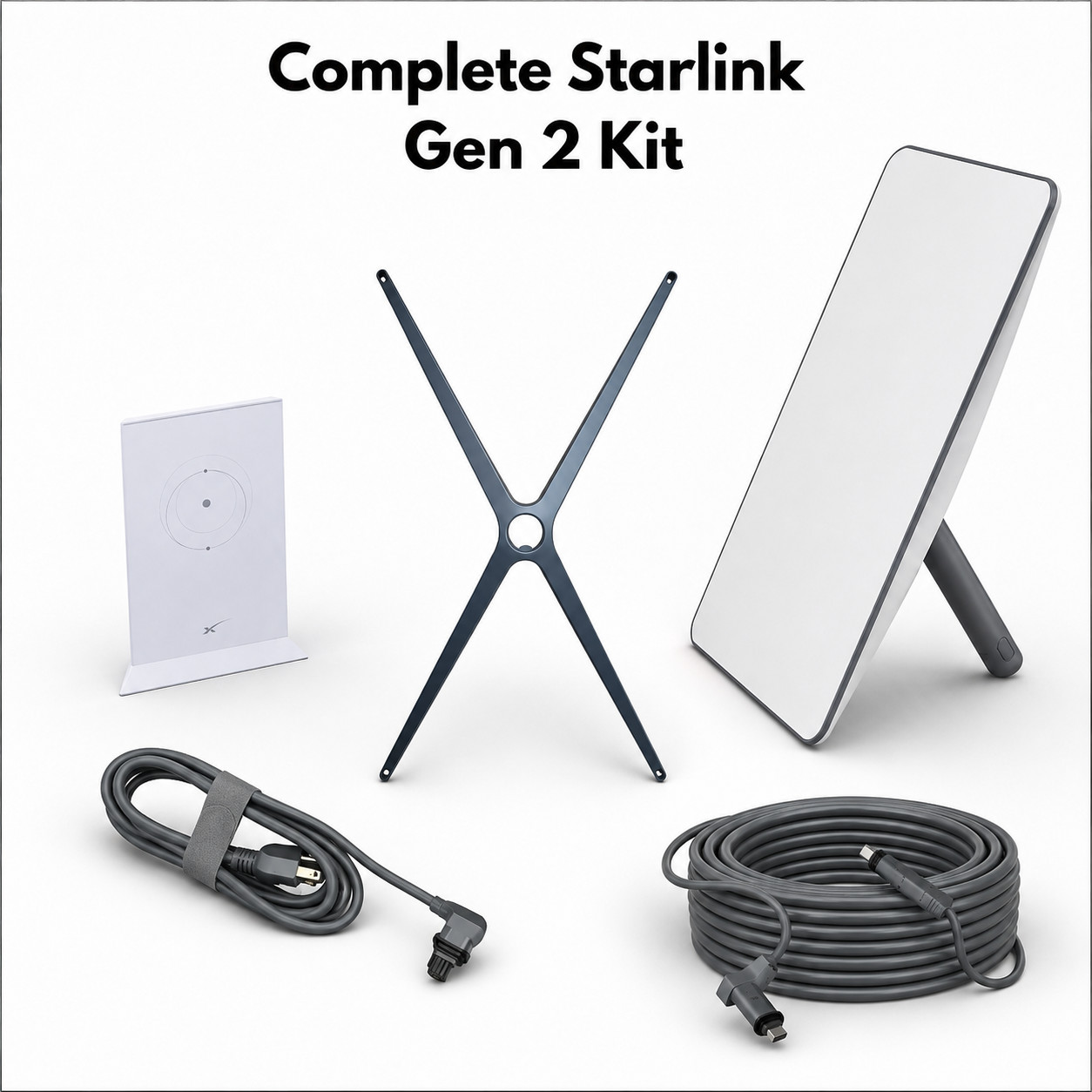 Starlink Gen2 UTA212 Actuated Dish with UTR211 Router Kit   Ready To Tra G2U