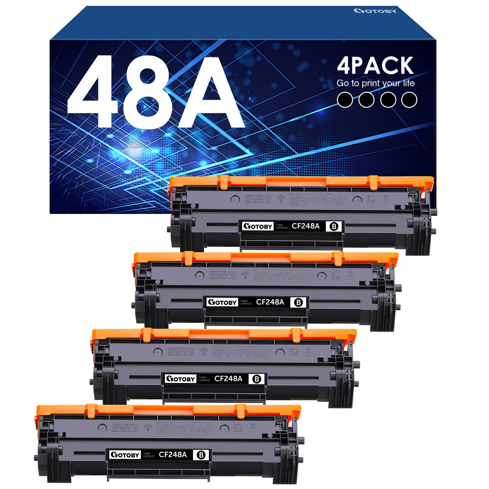 Compatible Toner Cartridge Replacement for HP 48A CF248A for Pro M15w M15a M1...