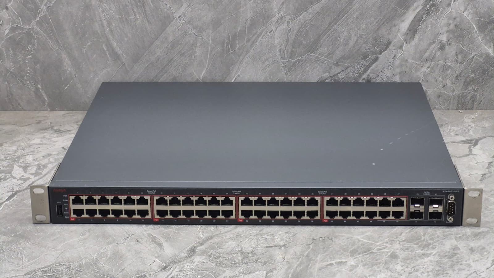 Avaya ERS 4548GT-PWR 48-Port Gigabit PoE Managed Ethernet Routing Switch
