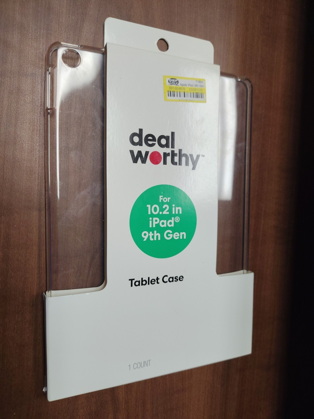 Deal Worthy Apple iPad 9th Gen 10.2 inch Clear Basic Tablet Case New