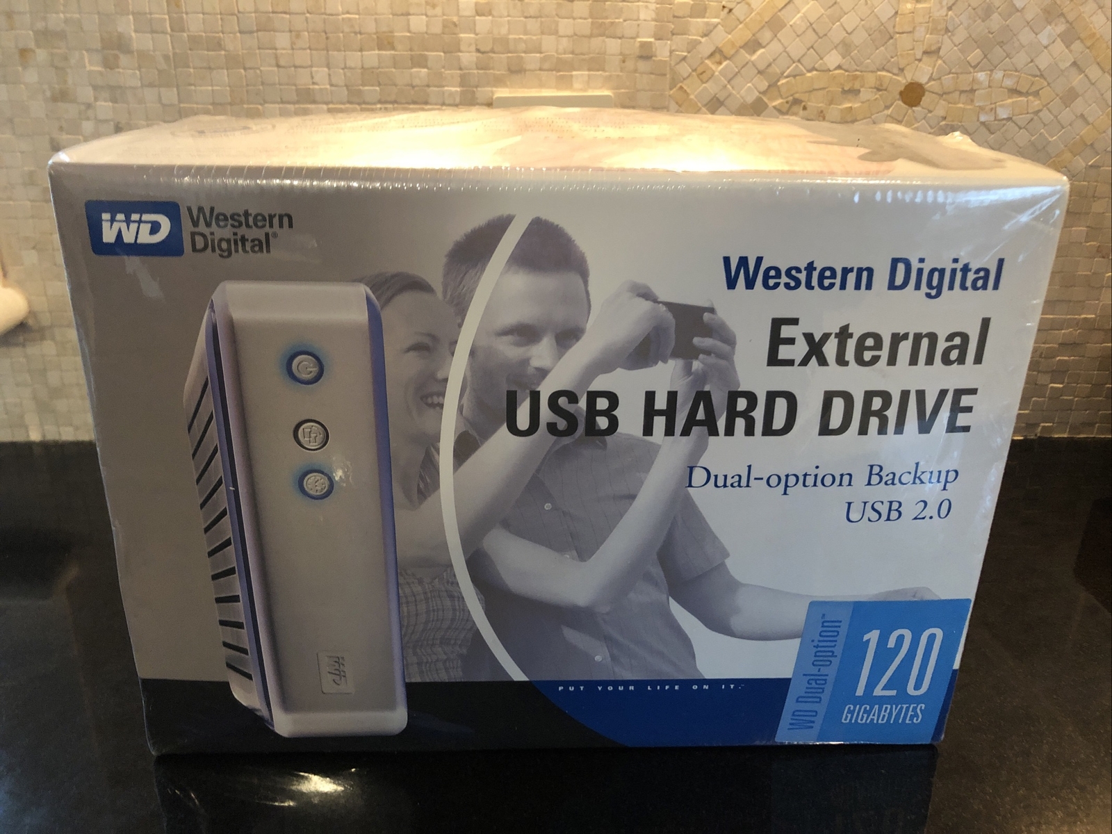 Sealed New Boxed Western Digital External USB Hard Drive 120 GB USB 2.0