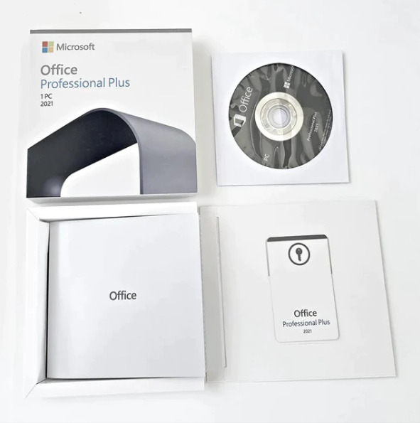 Microsoft Office 2021 Professional Plus 1PC Lifetime Package DVD for windows