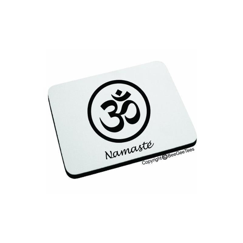 Namaste Mouse Pad Yoga Gift Bowing to you I bow to you by BeeGeeTees