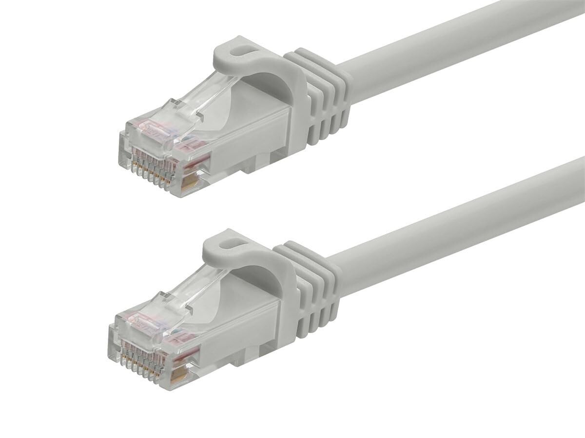 Monoprice FLEXboot Series 14' 24AWG Cat6 UTP Ethernet Network Cable Gray 109800