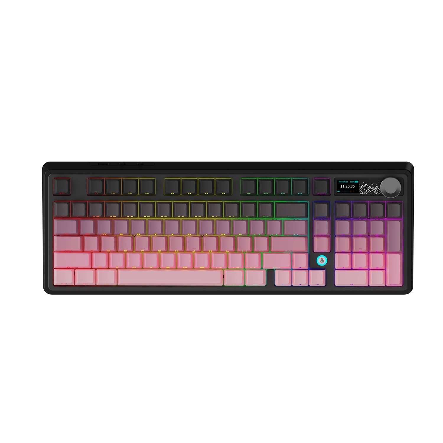 NACODEX Ajazz AK980 V2 Pink Gaming Machanical Keyboard Gift Switch Full Size RGB