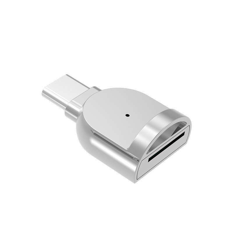 Zinc alloy TypeC To Micro TF Card Reader OTG Adapter Converter For Andriod Apple