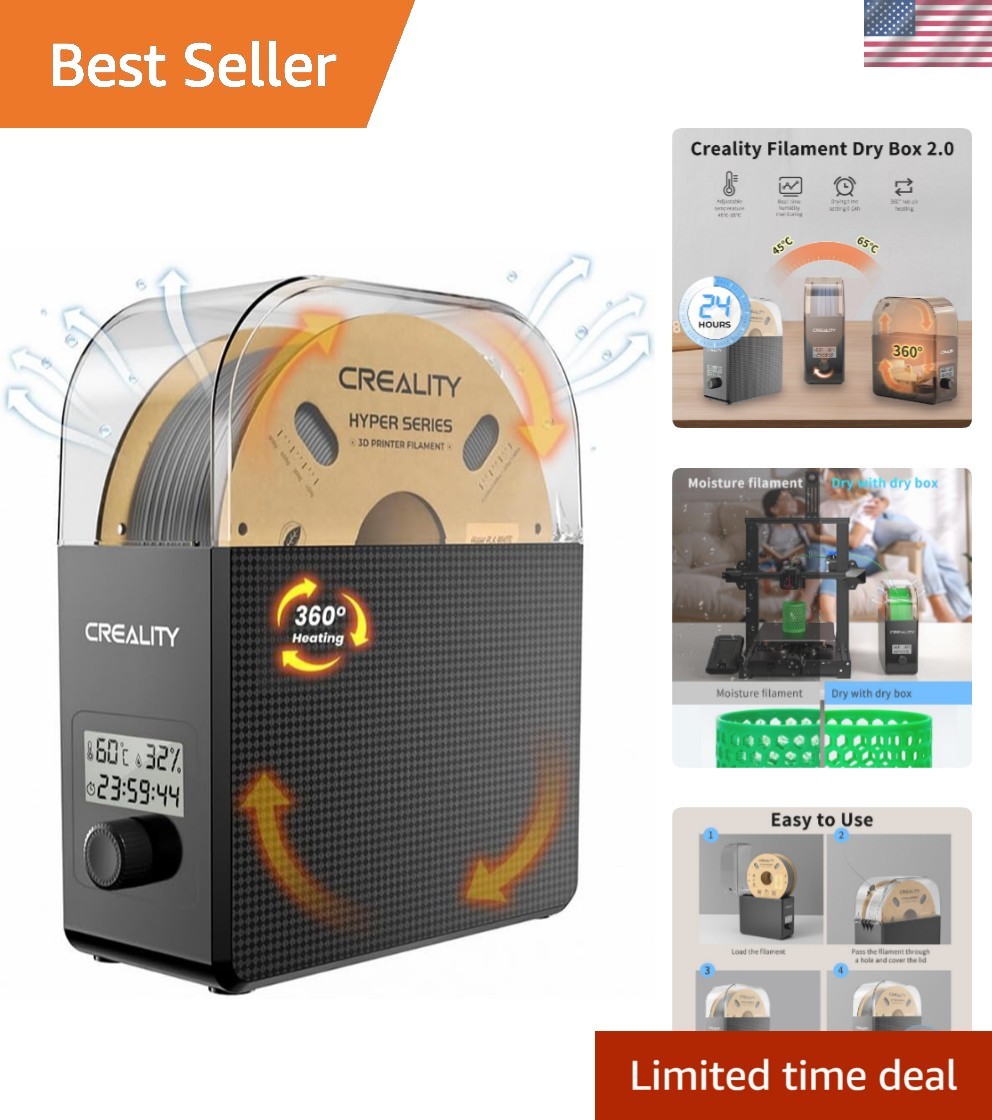 2025 New Official Filament Dryer Box 2.0 with Fans-Christmas Gifts, Upgraded ...