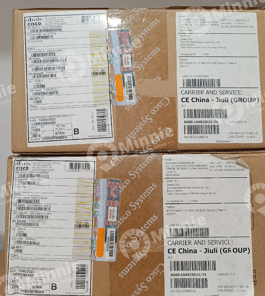 Cisco  WS-C3560CX-12PD-S Sealed new in box