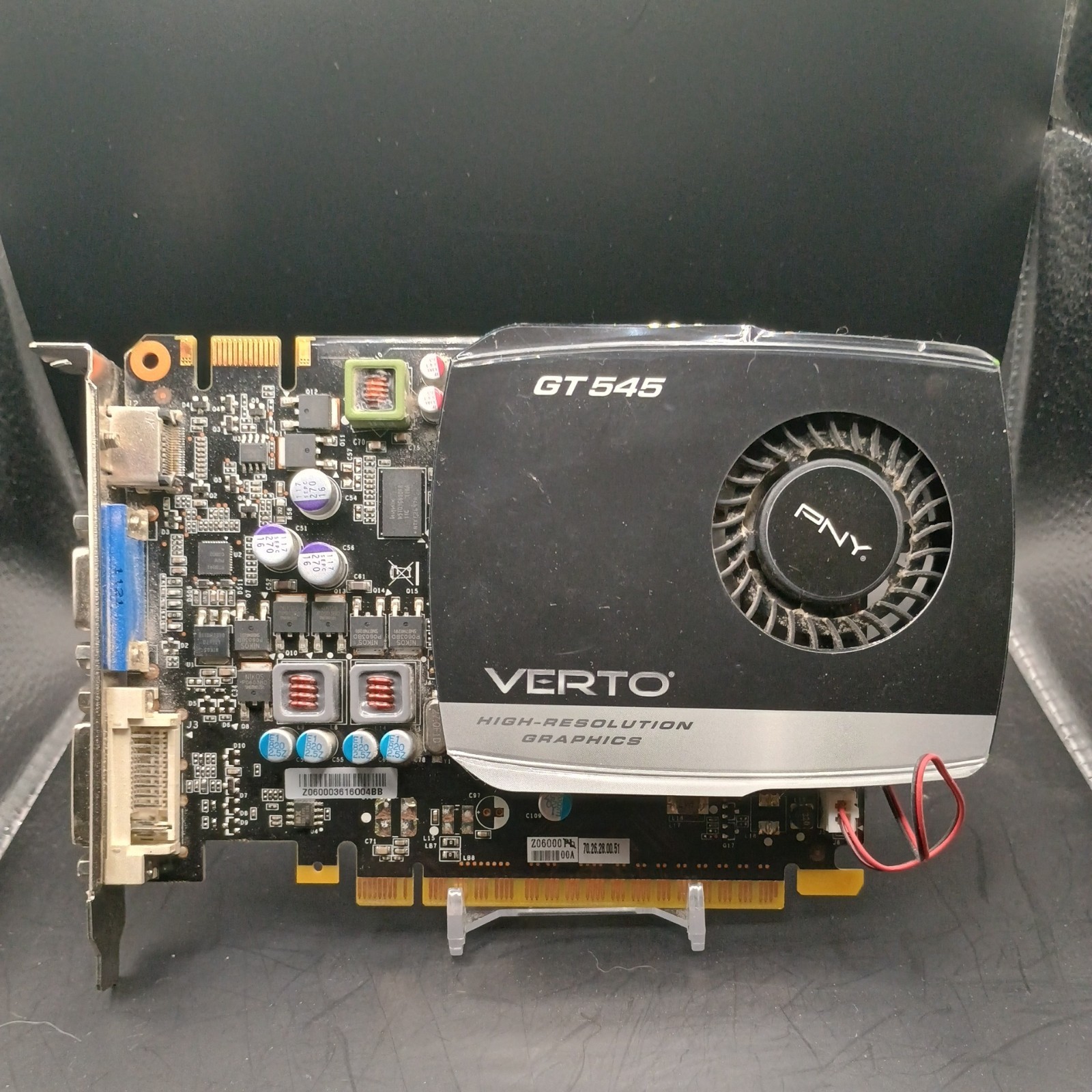 PNY VERTO NVIDIA GeForce GT 545 1.5G DDR3 PCI-E 2.0 Graphics Card HDMI DVI-I VGA
