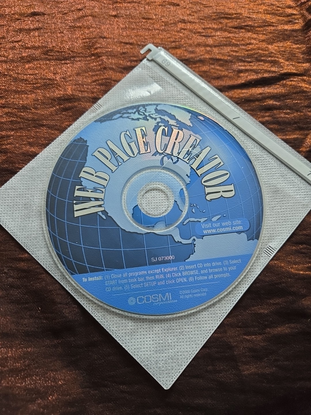 WEB PAGE CREATOR by COSMI Corp. (2000 CD) CDR-677 