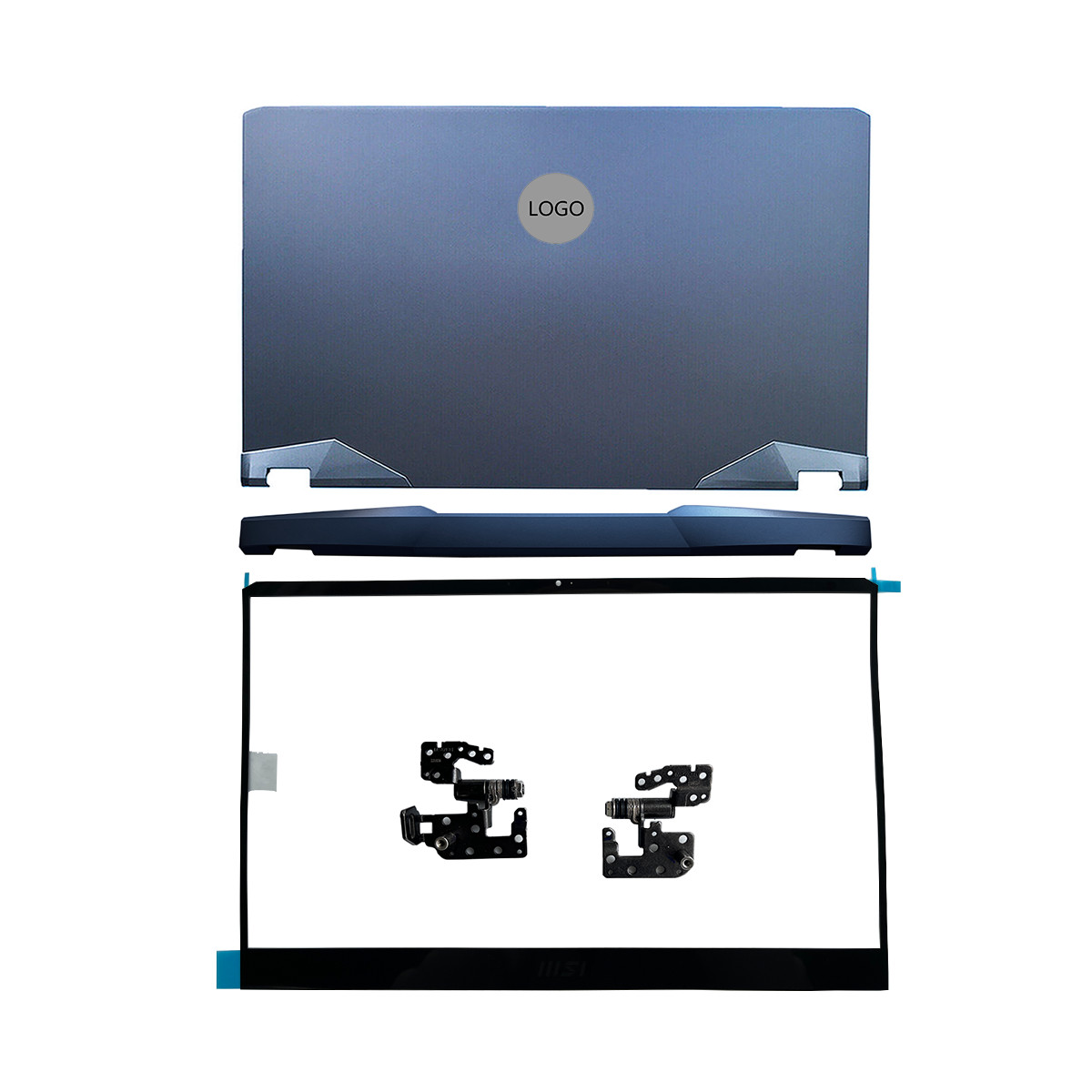 New LCD Cover/Bezel/Hinges For MSI GE76 GP76 Raider 10UE/11UG/12UE/12UH MS-17K4
