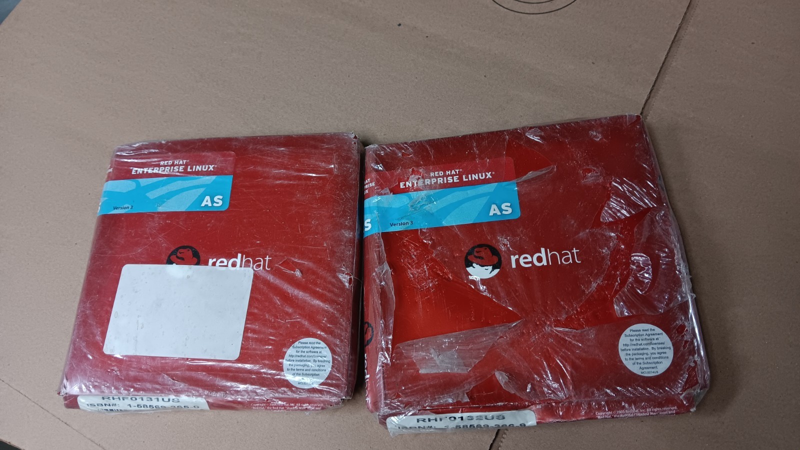 Brand New Genuine Red Hat Enterprise Linux AS (Advanced Server) Version 3