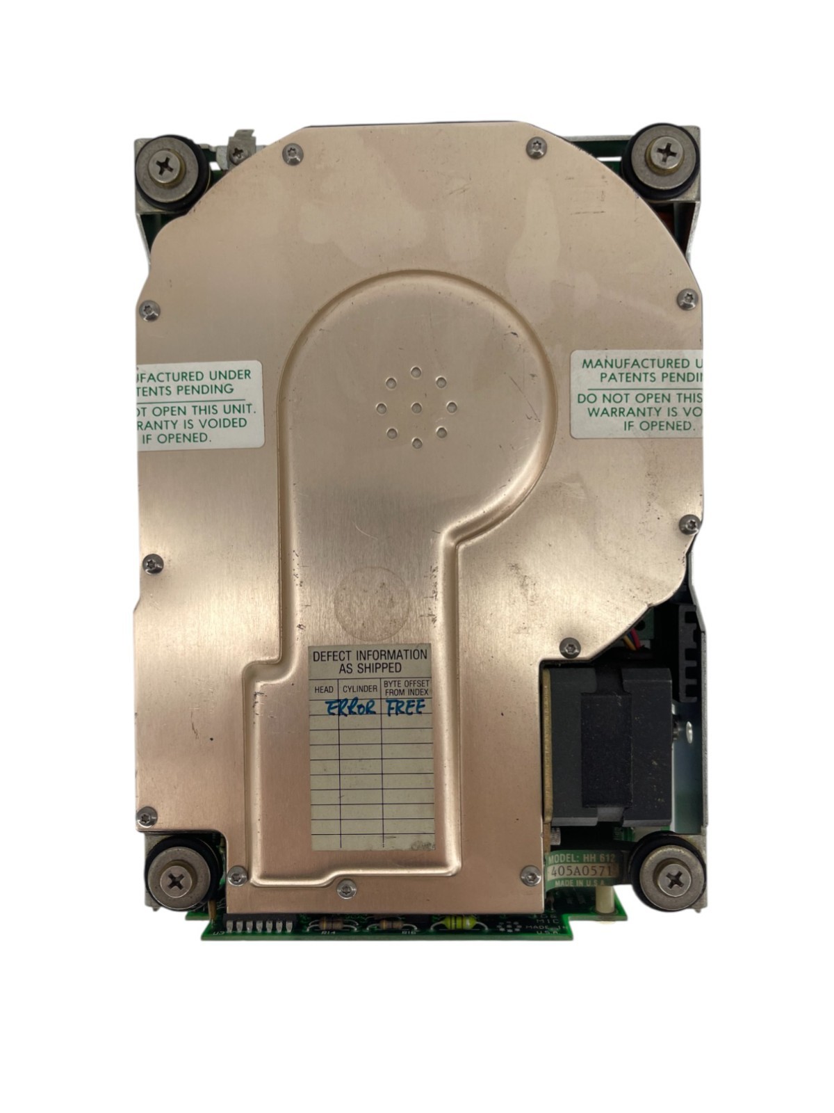 Vintage HH-612 MICROSCIENCE INTERNATIONAL HARD DRIVE