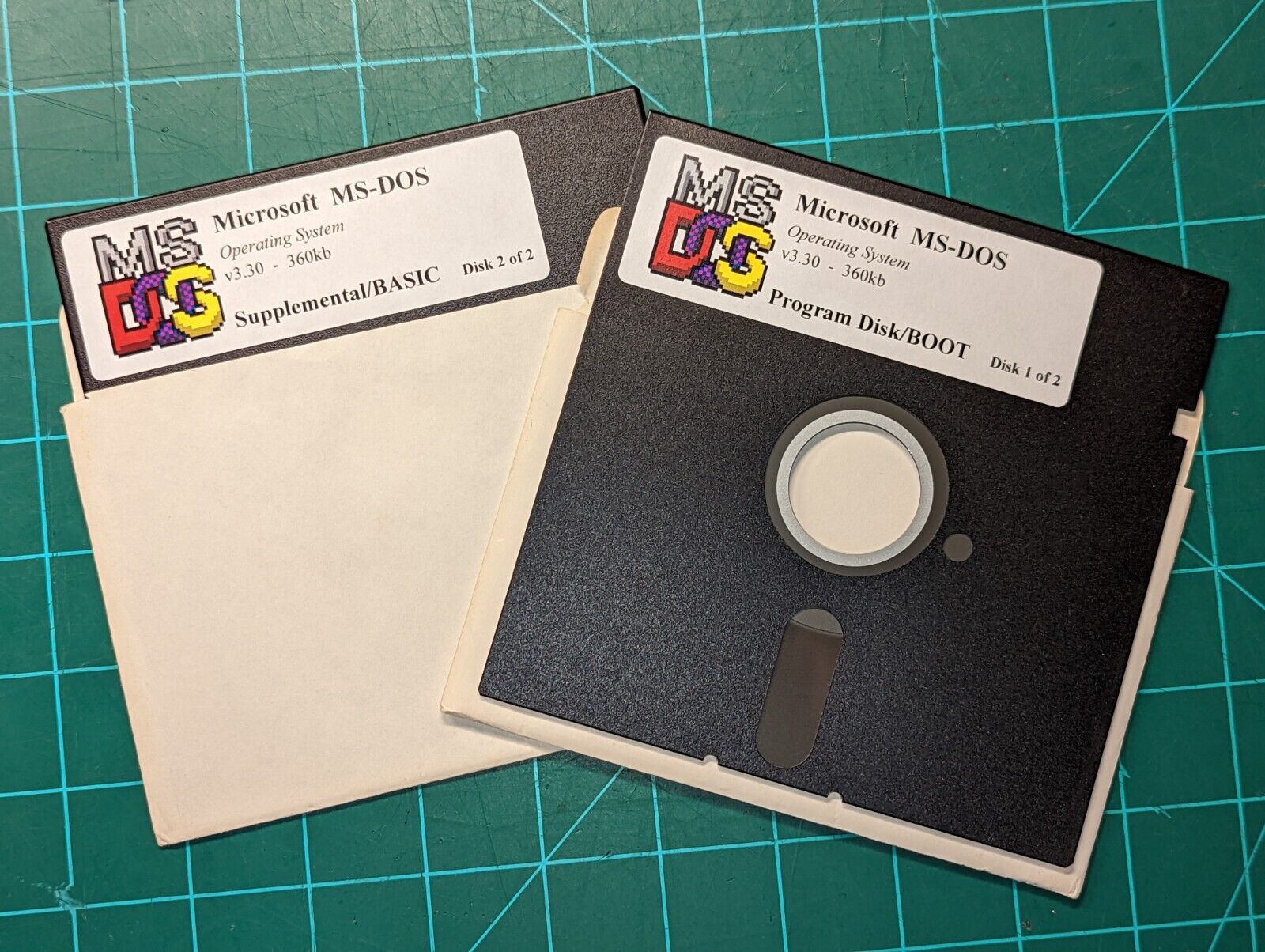 Microsoft MS-DOS 3.30 or IBM PC-DOS 3.30 - on 5.25